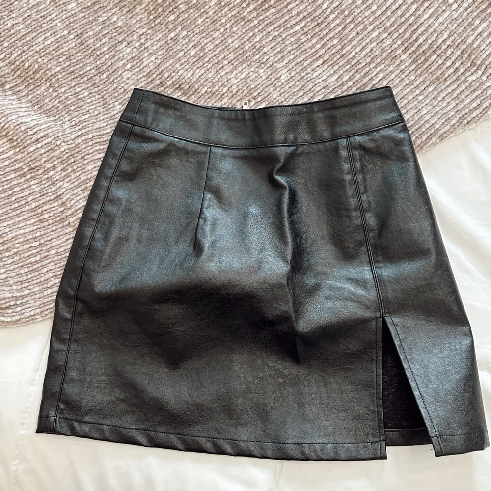 Princess Polly Faux Leather Skirt